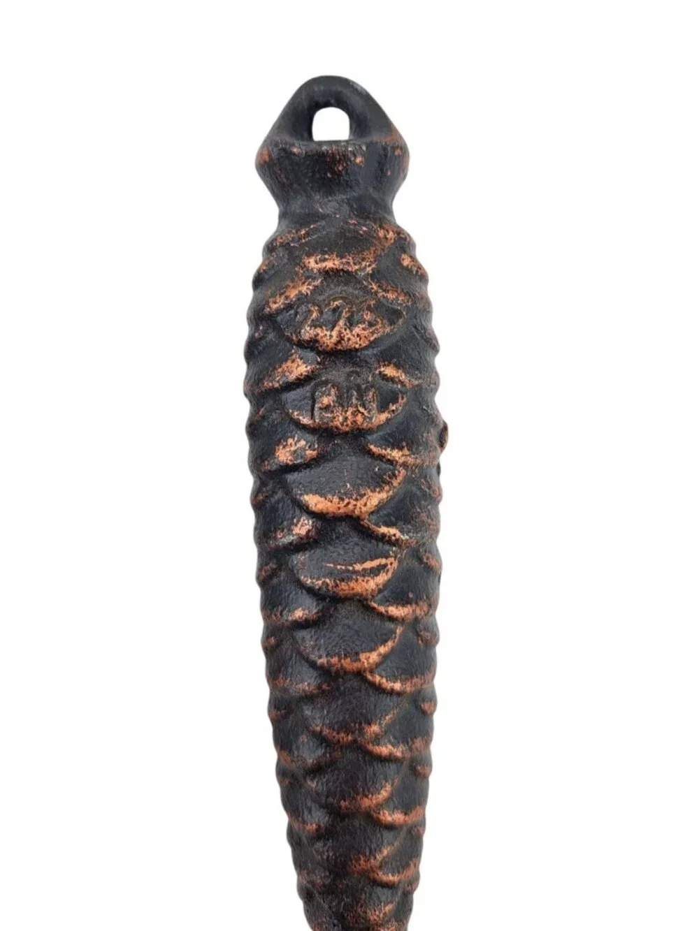 Vintage Cast Iron Pinecone Weights German Cuckoo Clock 275 BU 5 Inch Set Of 2 - Picture 4 of 7